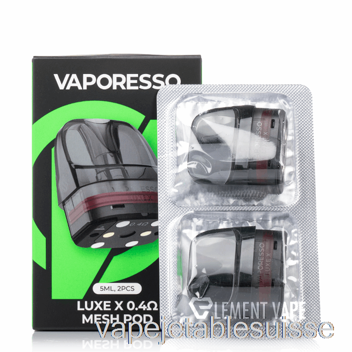 Vape Suisse Vaporesso Luxe X Dosettes De Remplacement 0.4ohm Luxe X Dosettes